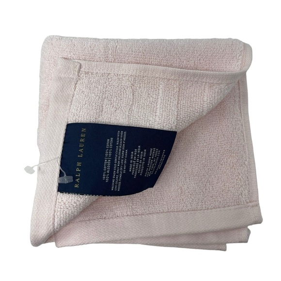 Ralph Lauren Camelia Pink set of 2 Wash cloths NWT - Picture 3 of 5